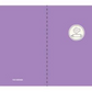 Carnet à pages à carreaux - violet