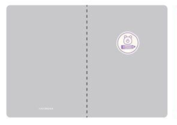 Carnet à pages lignées - gris