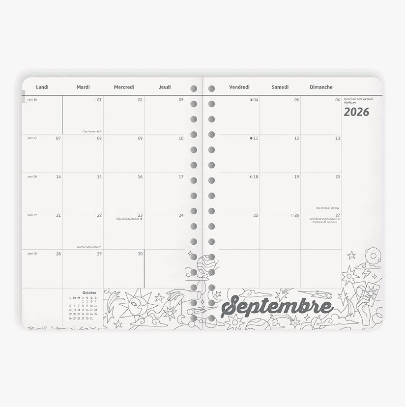 My Agenda - A5 spirales