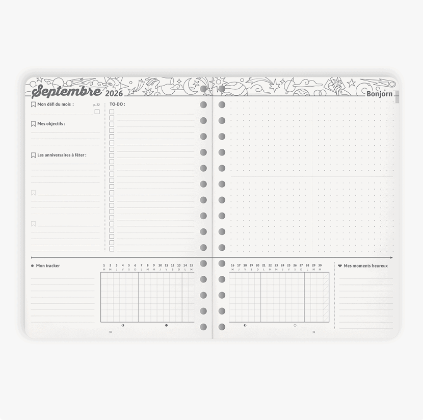 My Agenda - A5 spirales