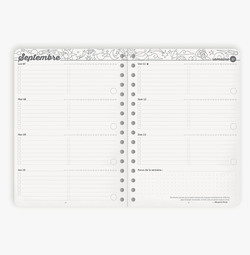 My Agenda - A5 spirales