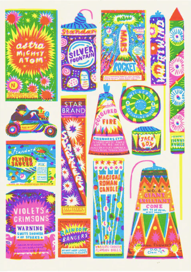 Affiche Feux d'artifice