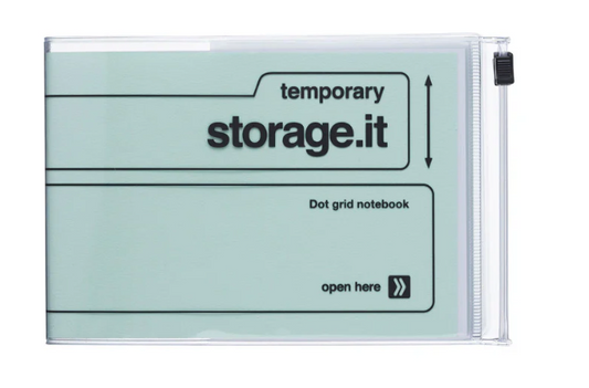Carnet zippé A6 mint