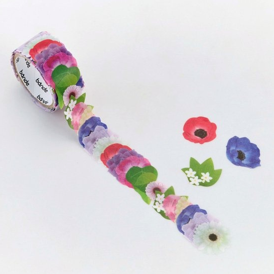 Masking Tape Gommettes "Anemone"