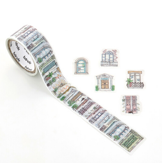 Masking Tape Gommettes "Portes & Fenêtres"