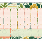 Semainier "floraison"