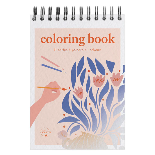 Bloc de coloriage Floral 2