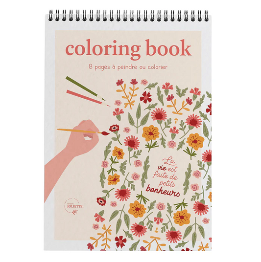Bloc de coloriage "Petits bonheurs" A4
