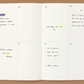 Carnet Mocha - 3 sections