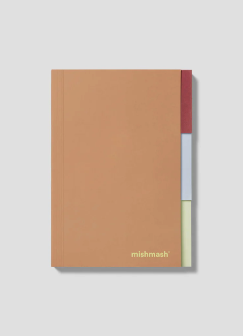 Carnet Mocha - 3 sections
