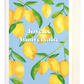 Joyeux anniversaire - Citrons