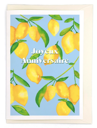 Joyeux anniversaire - Citrons