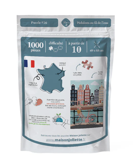 Pédalons au fil de l'eau - 1000 pièces