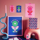 Carnet A5 Smiley Flowers