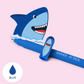 Stylo effaçable bleu - Requin