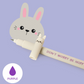 Stylo effaçable mauve - Lapin