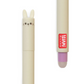 Stylo effaçable mauve - Lapin