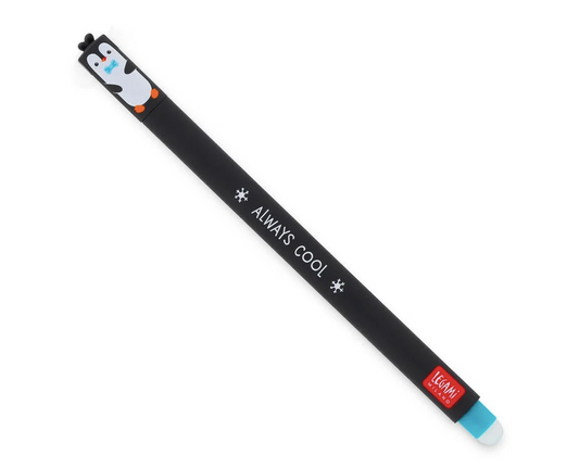 Stylo effaçable turquoise - Pingouin