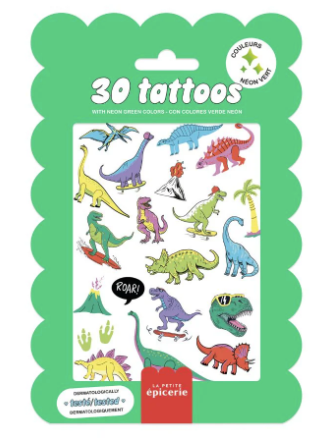 Tatouages éphémères - Dino