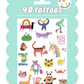 Tatouages éphémères - Animaux