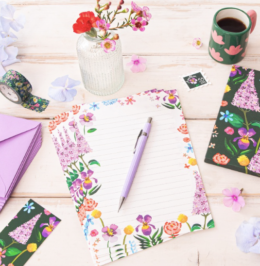 Papier à lettres - botanique