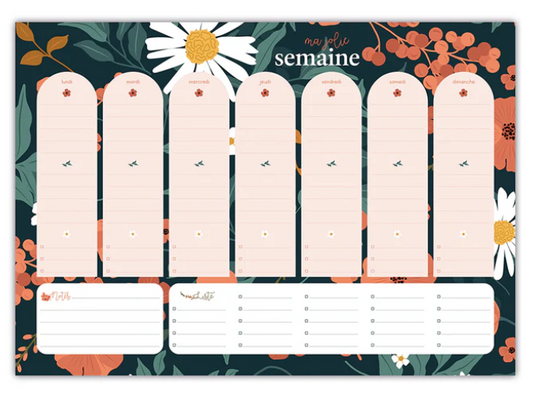 Semainier "botanique"