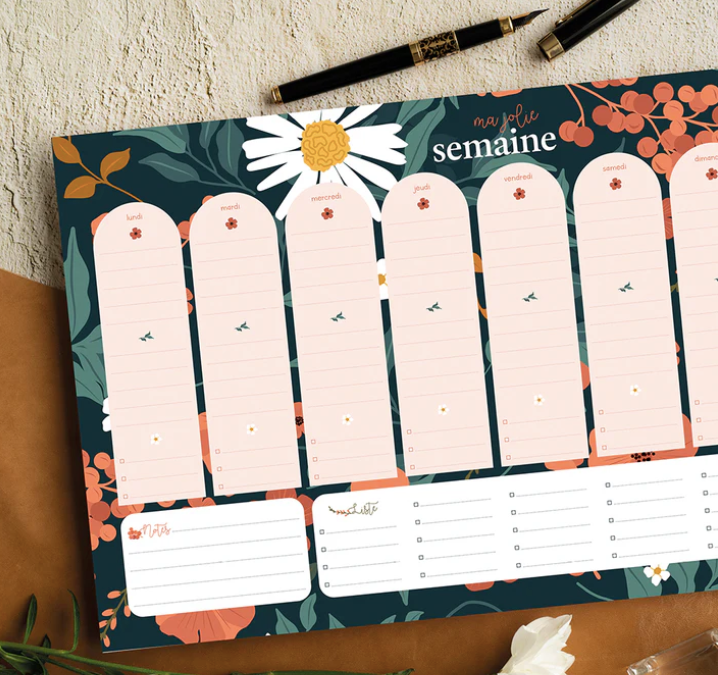 Semainier "botanique"