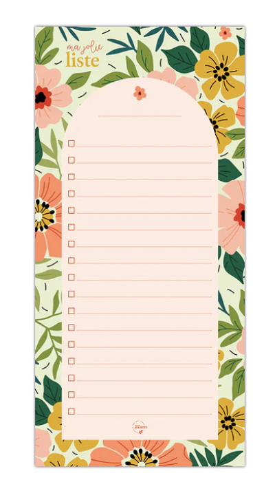 Bloc-notes "floraison"