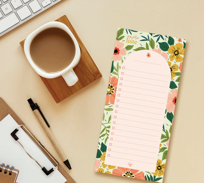 Bloc-notes "floraison"