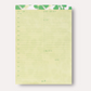 Bloc - planner quotidien vert