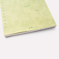 Bloc - planner quotidien vert