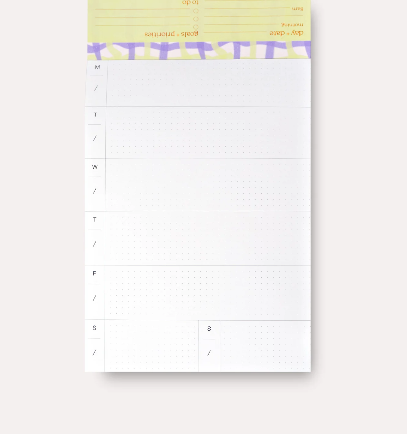 Bloc - planner quotidien parme