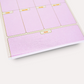 Notes autocollantes - planner hebdomadaire