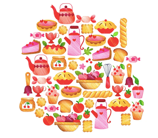 Pochoirs - Gourmandises