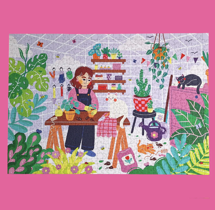 La serre aux chats - 1000 pièces