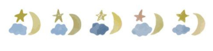 Mini stylo frise - nuit