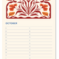 Calendrier d'anniversaires - vase