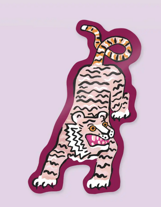 Sticker vinyle "tigre"