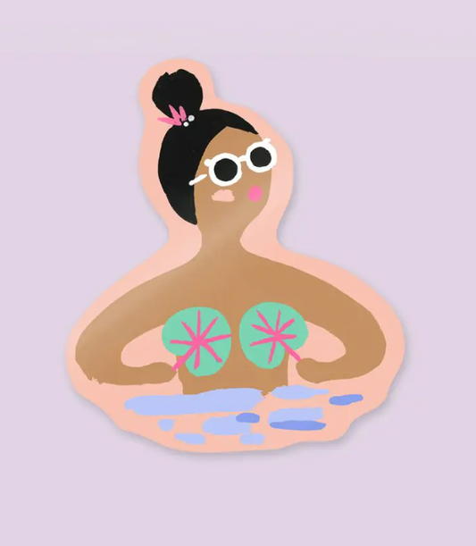 Sticker vinyle "girl"