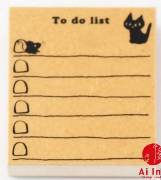 Tampon "To do list"