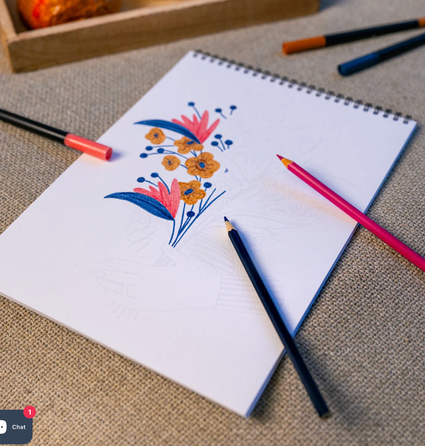 Bloc de coloriage "Entre tes mains" A4