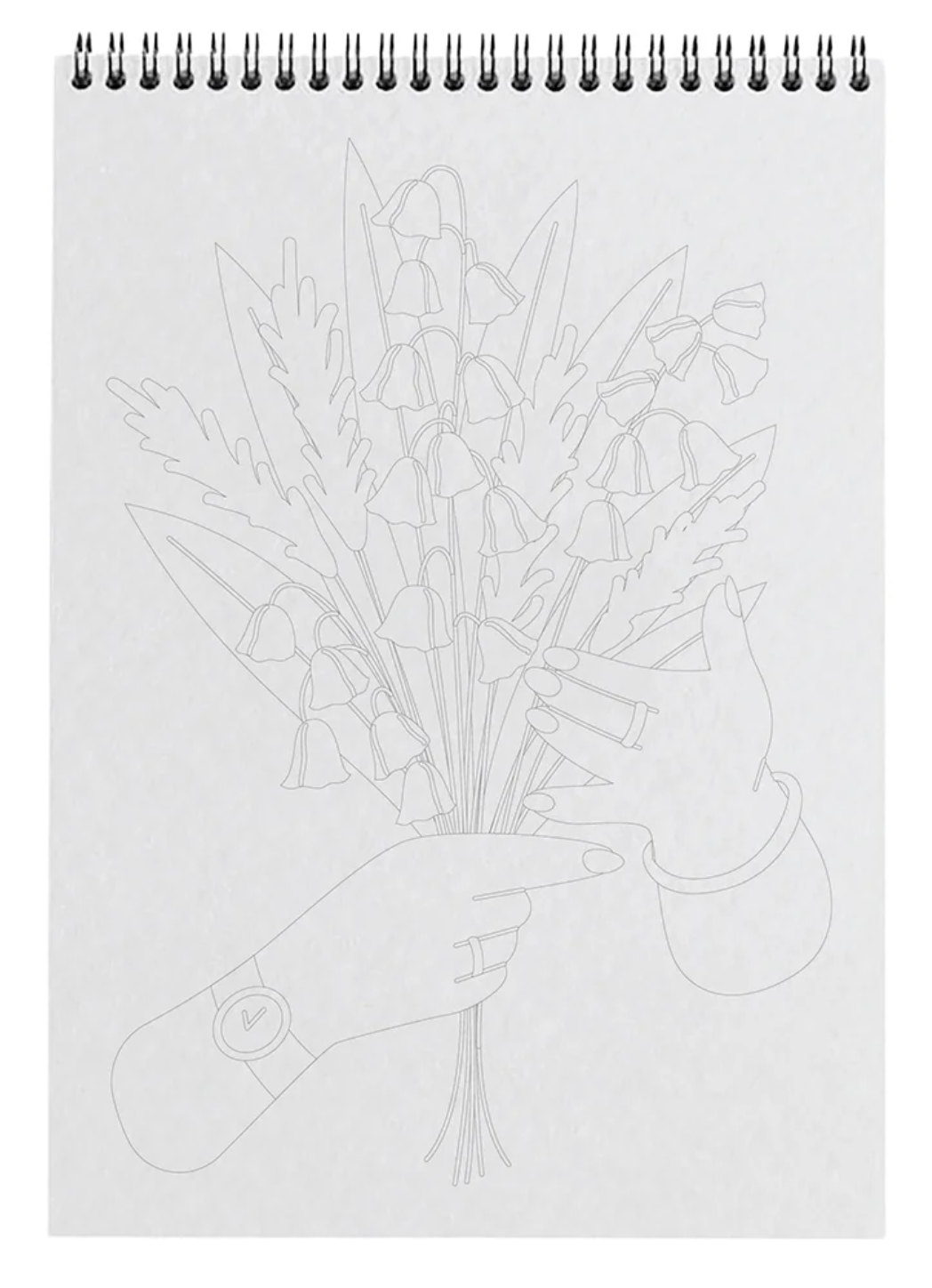 Bloc de coloriage "Entre tes mains" A4