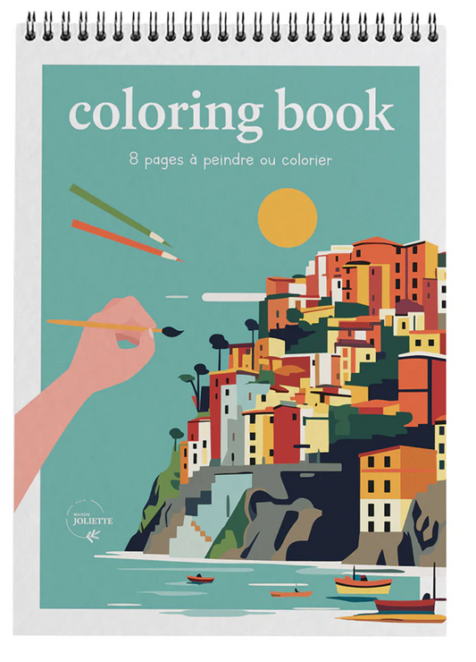 Bloc de coloriage "Voyage Voyage" A4