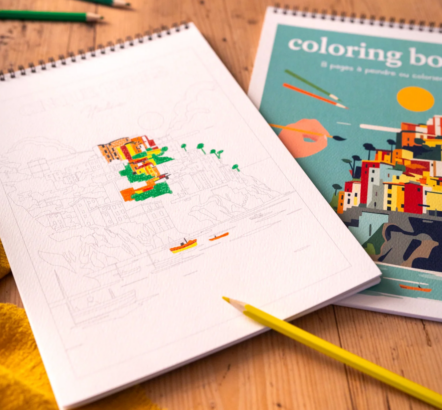 Bloc de coloriage "Voyage Voyage" A4