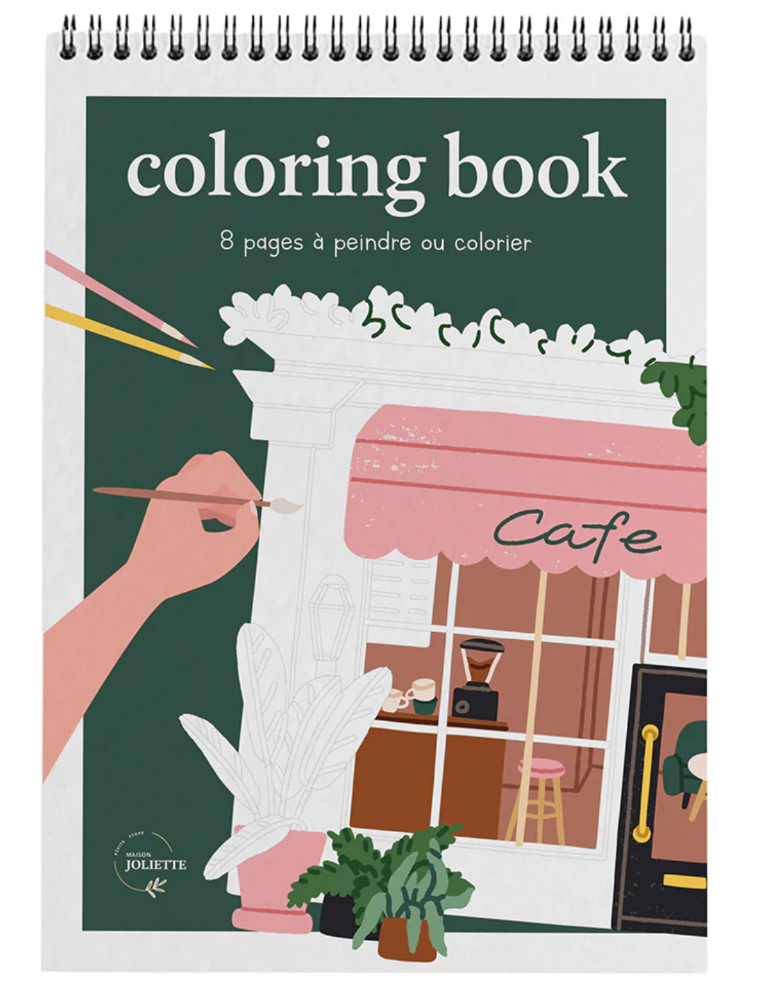 Bloc de coloriage "Boutiques" A4