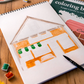 Bloc de coloriage "Boutiques" A4