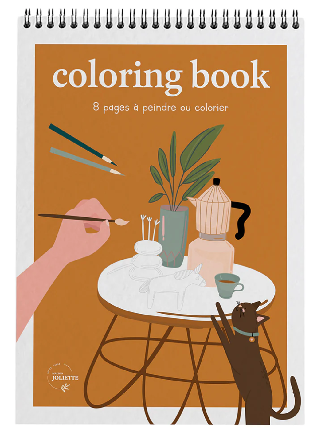 Bloc de coloriage "Cosy" A4