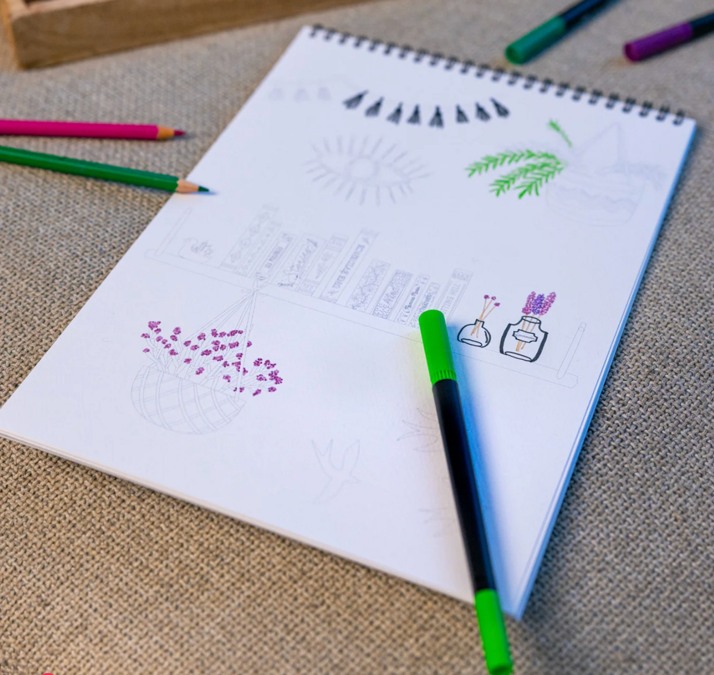 Bloc de coloriage "Cosy" A4