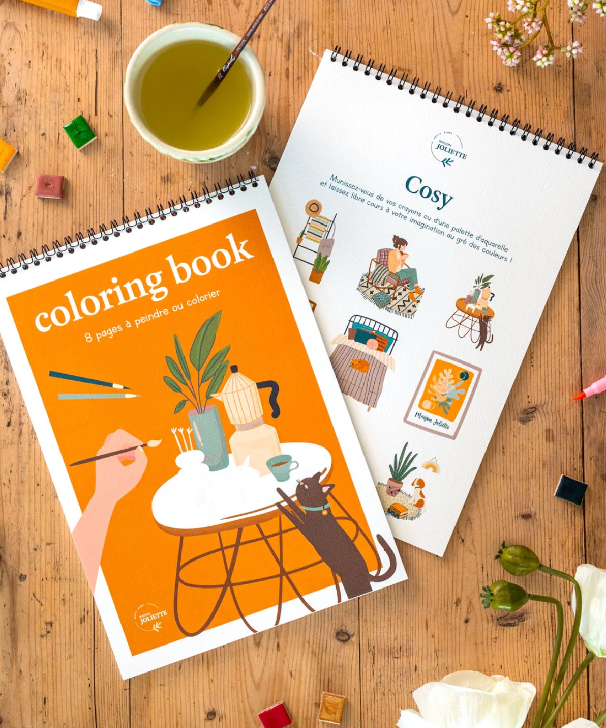 Bloc de coloriage "Cosy" A4