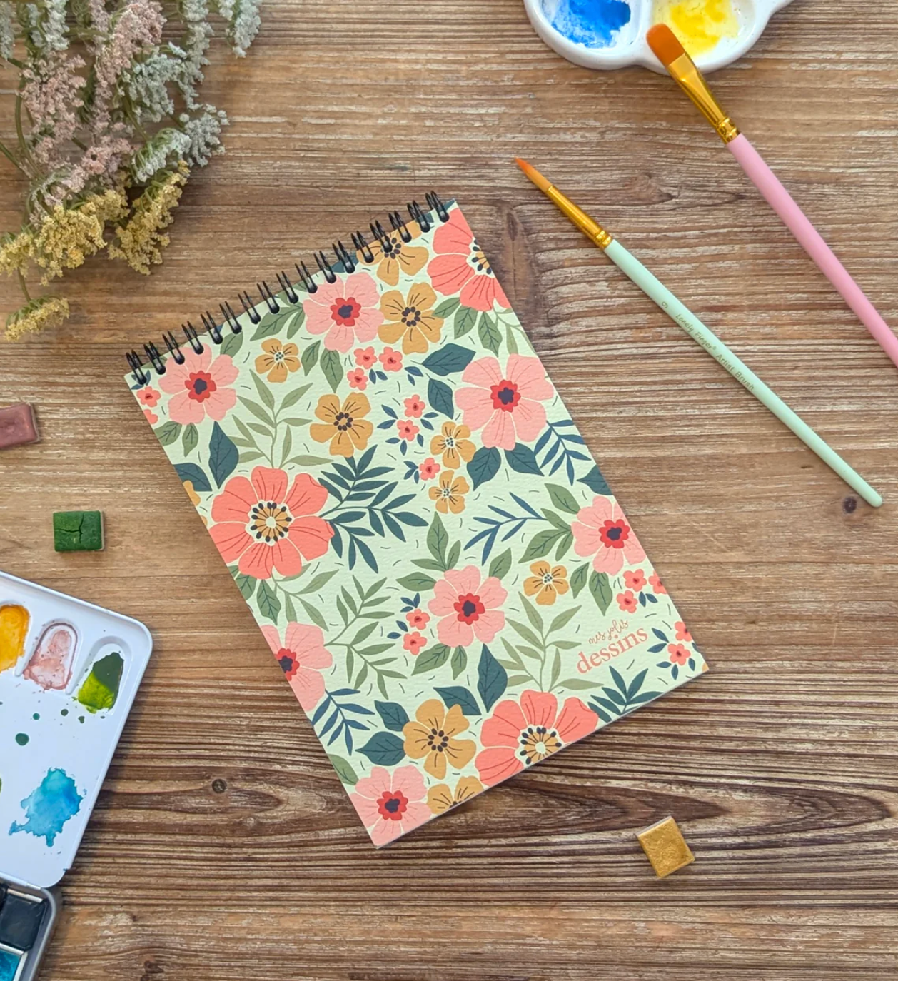 Carnet de dessin - Floraison